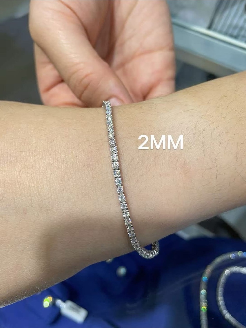 Moissanite Tennis Bracelet S925